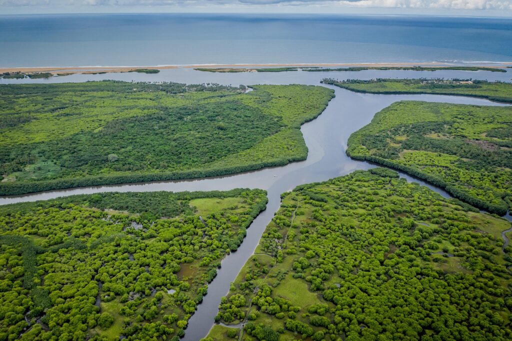 drone shot over bouche du roy natural reserve drone shot over bouche du roy natural reserve